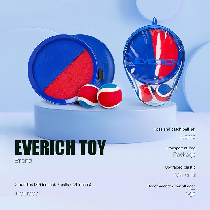 EVERICH Upgraded Toss and Catch Ball Game Set - Image 2