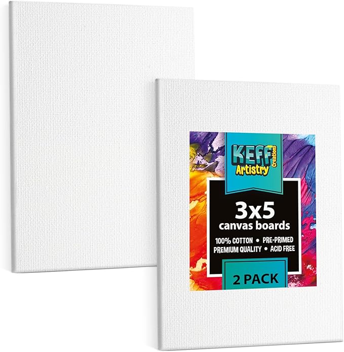 KEFF Canvas Boards for Painting by KeffCreations