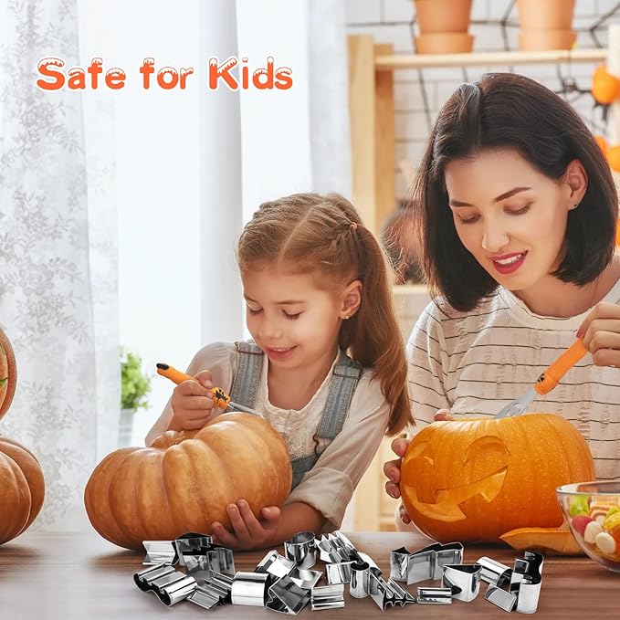 Pumpkin Carving Kit Halloween, Safe and Easy Pumpkin Carving Set - Image 6
