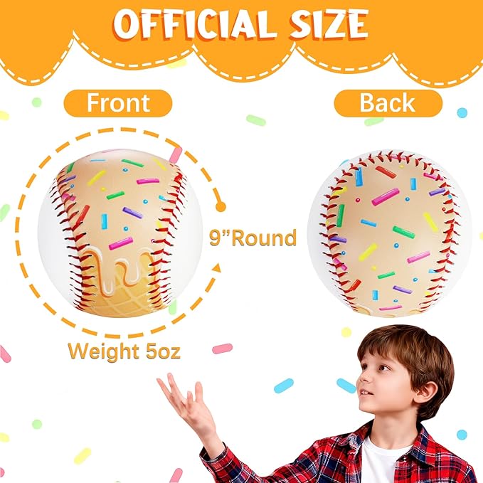 Baseballs PVC 9in Practice Baseball for Training Hitting Lifestyle Decor Ideal Personalized Inspired Gifts for Players Coaches Moms