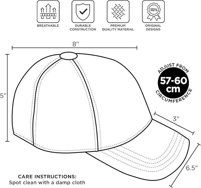 ABG Accessories Superman Hats for Men Baseball Cap