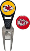 NFL CVX Ball Mark Repair Tool & 2 Ball Markers