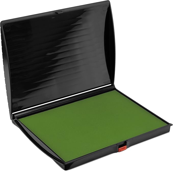 Large Premium Olive Green Ink Stamp Pad by Rubber+Stamp+Creation