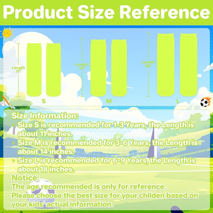 qikqik Toddler Soccer Socks Kids Soccer Socks Boys Baseball Sock Youth Football Sock Girls Softball Accessories Team Sports