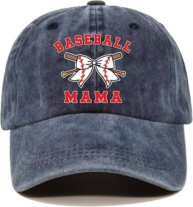 Women Style Baseball Cap, Vintage Adjustable Cotton Cap for Women Mama Grandma, Birthday Gifts for Mother Stepmother