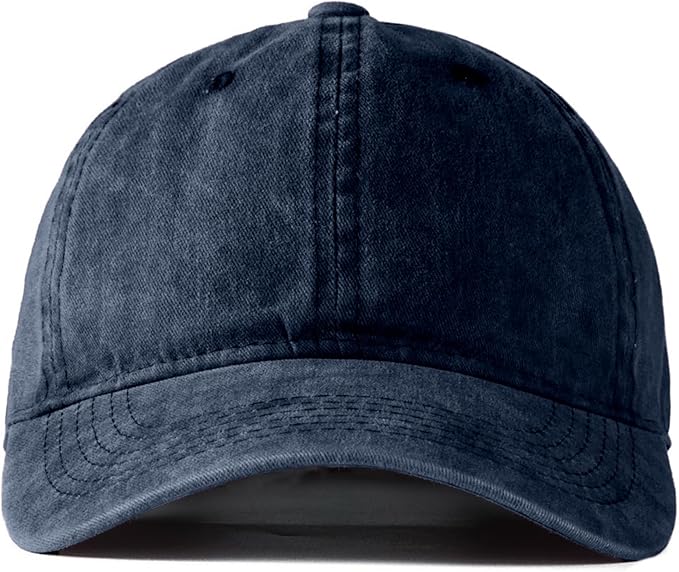 Edoneery Men Women Baseball Cap-Low Profile Adjustable Washed Cotton Golf Dad Hat