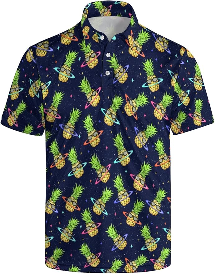 Mens Golf Shirts Golf Polo Shirts for Men Short Sleeve Polo Shirts Golf Gifts