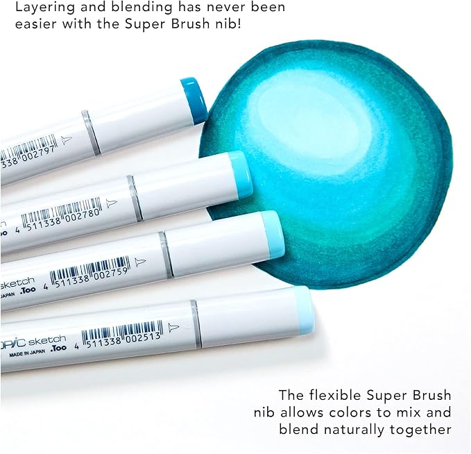 Copic Sketch, Alcohol-based Markers, Color Fusion #6 - Image 5