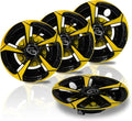 Golf Cart Wheel Covers Hub Caps for EZGO, Club Car, Yamaha Most Golf Carts- 8 Inch Set of 4, Golf Cart Hub Cap