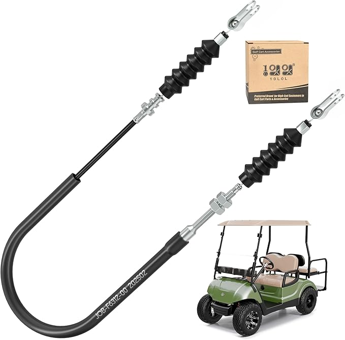 10L0L Golf Cart Accelerator Throttle Cable for Yamaha Drive 2 (2017-Up) Gas Golf Cart Models, Replaces OEM#JW1-F6312-01-00, from Governor to Carburetor