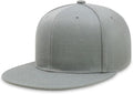 CHOK.LIDS Flat Bill Visor Classic Snapback Hat Blank Adjustable Brim High Top End Trendy Color Style Plain Tone Baseball Cap
