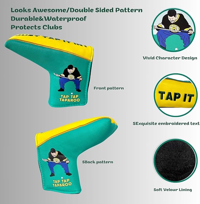 Funny Golf Putter Headcover, Perfect Golf Gift for Men and Women, Golf Accessories for Golfers