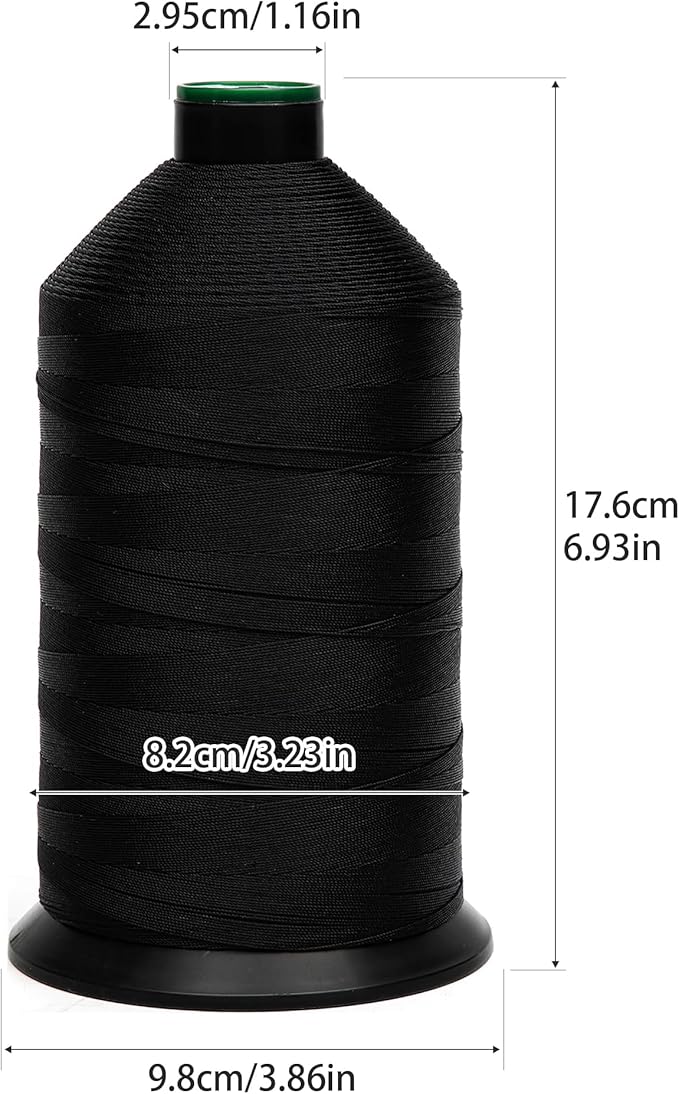 Extra Strong Bonded Nylon Thread #138 Tex135 – 16 OZ, Versatile Stitching - Image 2