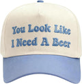 Hat Funny Embroidered Trucker Hat Adjustable Two Tone Snapback Canvas Baseball Cap for Womens