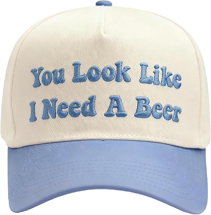 Hat Funny Embroidered Trucker Hat Adjustable Two Tone Snapback Canvas Baseball Cap for Womens