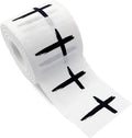 Cross Sports Athletic Tape 2 in x 30 ft 100% Cotton Christian Gift God Jesus Bible Verse Faith White Black Wrap Brace Wrist Ankle Finger Football Baseball Soccer Wrestling (1 Qty: Distressed White)