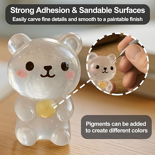 100g UV Light Curing Putty, Solid Resin, - Image 4