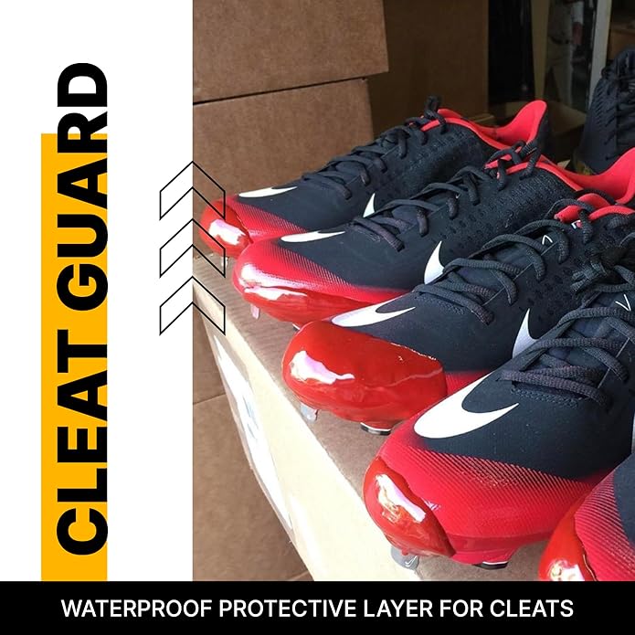 Pro Cleat Saver Adhesive, Softball & Baseball Cleat Cover Toe Protectors Shoes & Cleats - Waterproof Protective Layer & Shoe