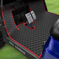Golf Cart Floor Mat for ICON i20 i40 Full Coverage Floor Liner Mat Replacement Compatible with iCON Golf Carts (i20, i40) and Advanced EV (Gen1) Rubber Non-Slip Easy to Clean