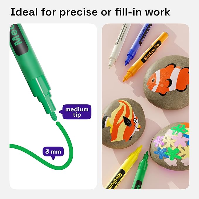 ARTISTRO - Fabric Paint pens and Paint Markers – Permanent Fabric Decorating - Image 4