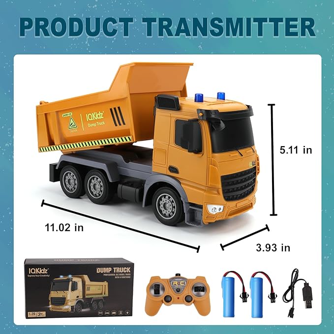 Remote Control Dump Truck Toys - Image 8