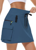 MIVEI Skorts for Woman - Hiking Cargo Skorts with Zipper Pockets, High Waisted Quick Dry Golf Workout, Dressy Casual