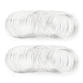 200 Loops Memory Steel Wire for Jewelry Making Supplies, 0.6mm Bangle Bracelet by yuntop