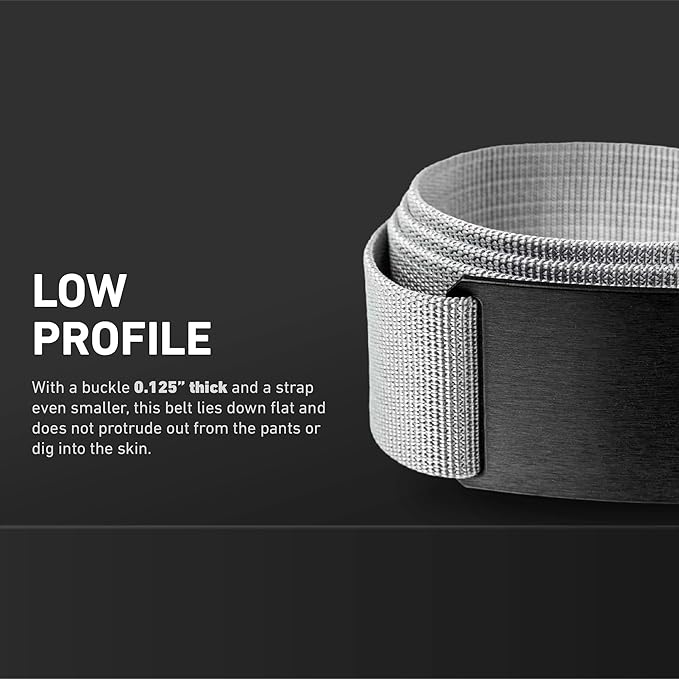GRIP6 Classic Belt - 1.5-Inch Adjustable Nylon Belts - Versatile Lifestyle and Tactical Belt for Men and Women