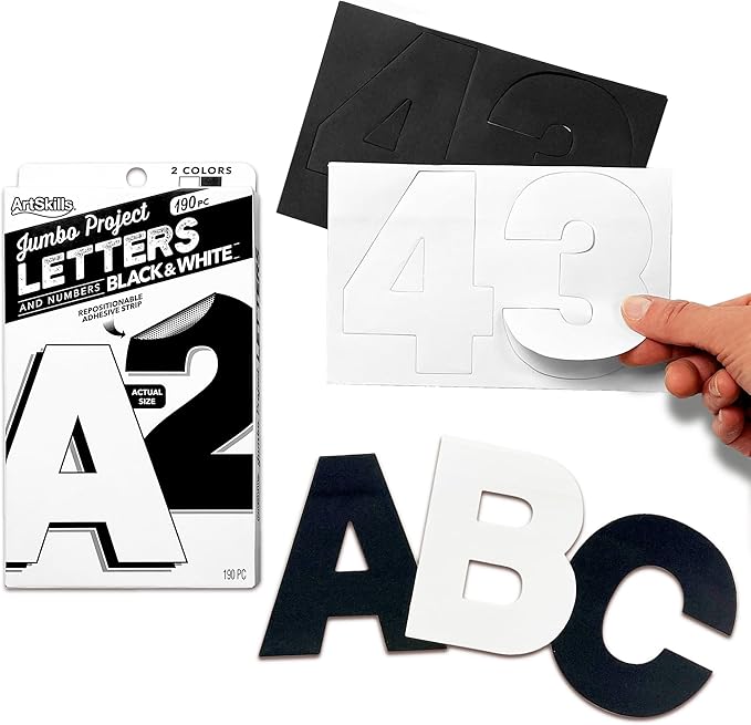 ArtSkills Poster Letters 4” Paper Letters by ArtSkills