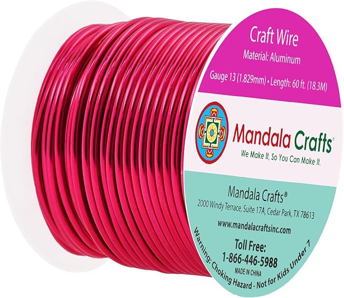 Mandala Crafts 13 Gauge Anodized Aluminum Craft Wire - Image 2