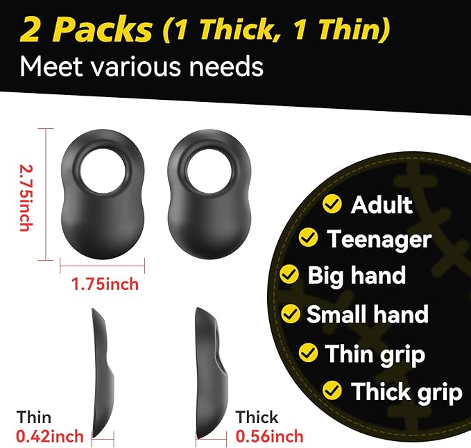 2 Pack Batter's Baseball Thumb Guard for Pro Batters, Hitter Training Aid, Thumb Guard Baseball & Softball Baseball Batting Grip Baseball Accessories Baseball Training Equipment Reduce Bat Sting-Black