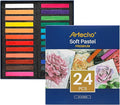 Artecho 24pcs Soft Pastels, Square Chalk by Artecho
