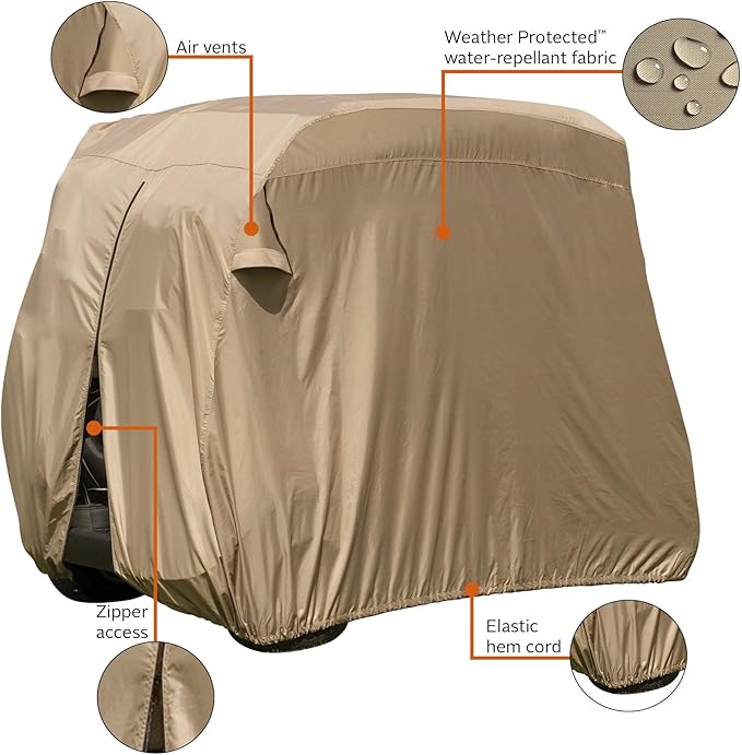 Club Car Golf Car Cover, Tan