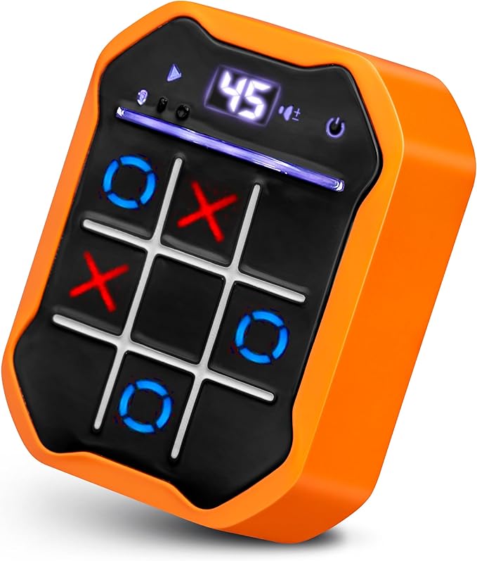 Electronic Tic-Tac-Toe Handheld Game | 3-in-1 Memory & Brain Games | Birthday by PlayRoute