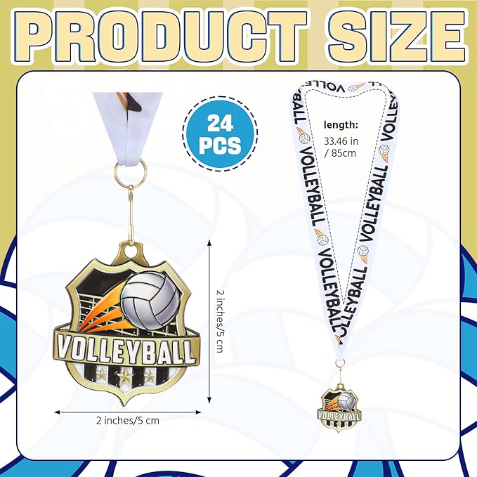 Ecation Medals with Neck Ribbons Soccer Awards Medals Baseball Team Awards Softball T-Ball Flag Football Trophy for Kids Sports Competitions Celebration Gift
