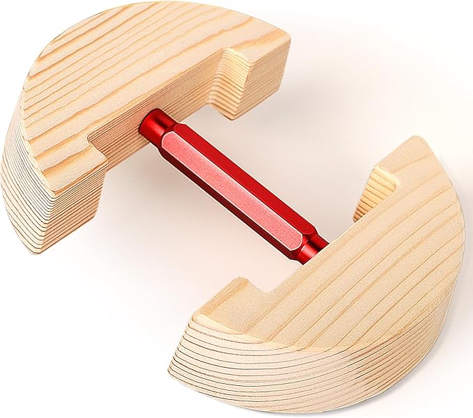Hat Stretcher for Fitted Hats, Cowboy Hat Stretcher Fitted Hat 7 to 8 1/2, Adjustable Wooden Hat Jack Stretcher Fits All Caps