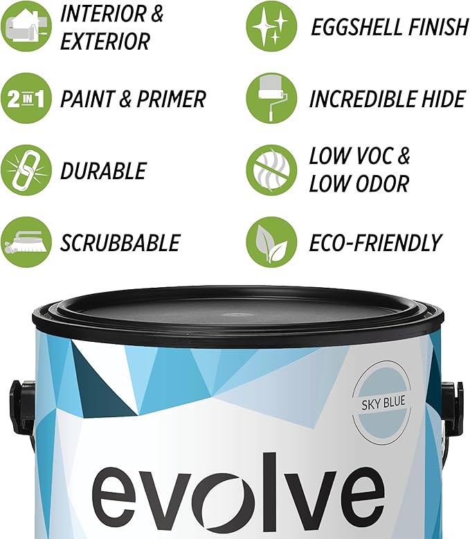 EVOLVE Paint & Primer: Environment-friendly, Low Sheen - Image 2