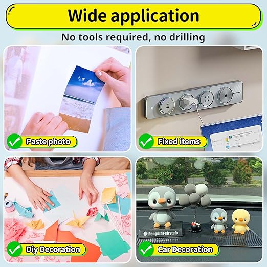 Upgraded Mounting Putty with Pull Tab, Removable Museum Tape Sticky Double - Image 6
