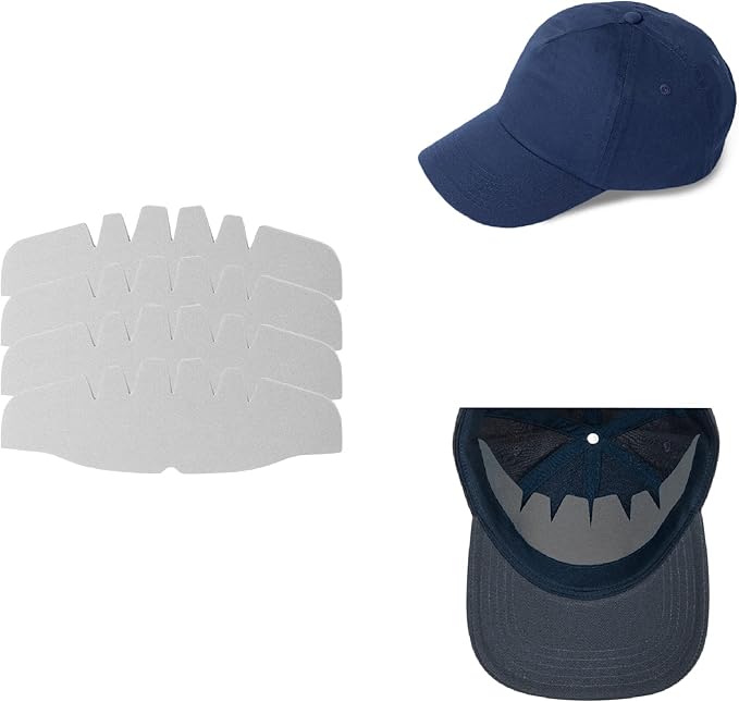 Shapers Image 4 Count Baseball Crown Shaper Inserts for Fitted Caps Snapback Hats, Washable Reusable Liners
