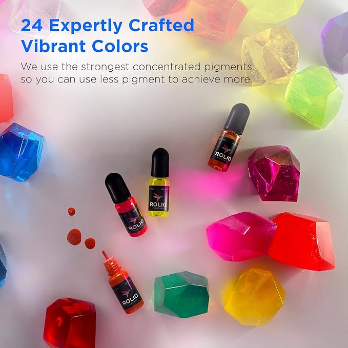 Rolio Pigments Resin Liquid Pigment Transparent Colors - Image 2