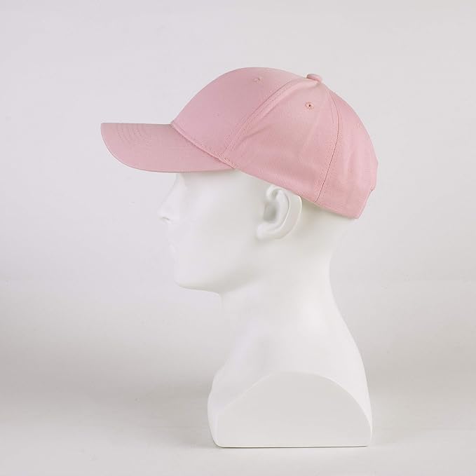 LANGZHEN Unisex Baseball Cap 100% Cotton Fits Men Women Washed Denim Adjustable Dad Hat