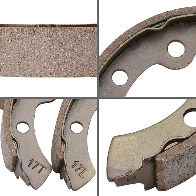 10L0L Golf Cart Brake Shoes for Club Car DS 1995-up, Precedent 2004-up, EZGO 1986.5-1995, Yamaha G1 G2 G8 G9, OEM# 101823201 1011463 23364G1 27249G01