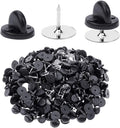 400pcs PVC Rubber Pin Backs Butterfly Clutch Pin Tie Tacks Blank by Heliltd