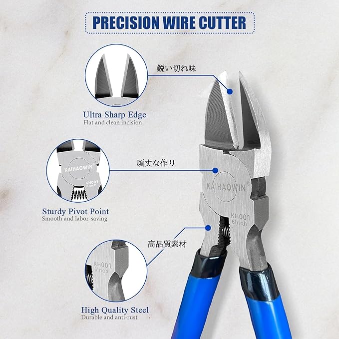 KAIHAOWIN 4-Piece Pliers Set, Small Hand Tools - Image 3