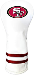 Team Golf NFL Pittsburgh Steelers White Vintage Fairway Head Cover White Vintage Fairway Golf Club Headcover, Form Fitting Design, Retro Design