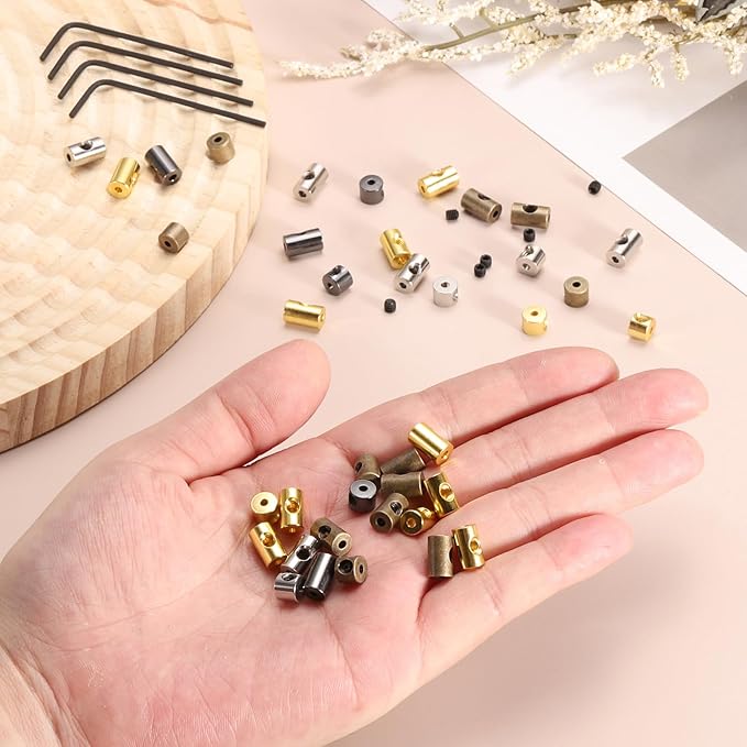 MECCANIXITY 30 Pcs Metal Locking Pin Backs, Locking Pin Keepers Locking Clasp - Image 3