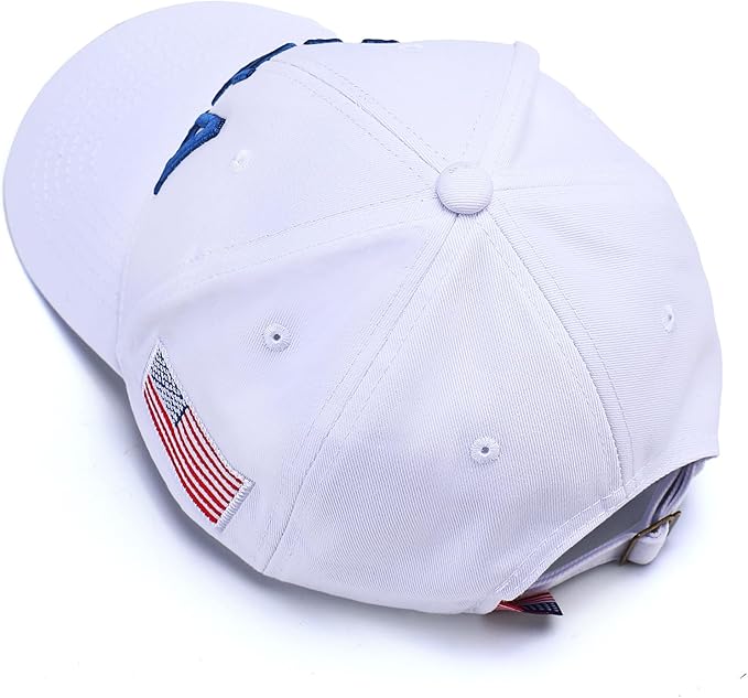 USA Trucker Hat for Men & Women American Flag Cap Adjustable Baseball Cap Mesh Snap Patriotic 3D Embroidered Cap