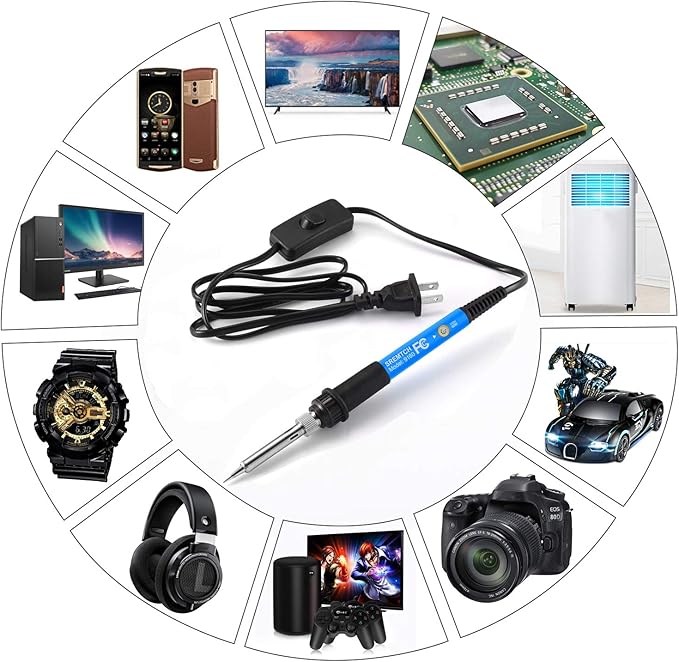 9-in-1 Soldering Kits, 60W Adjustable Temperature Welding Tool - Image 7