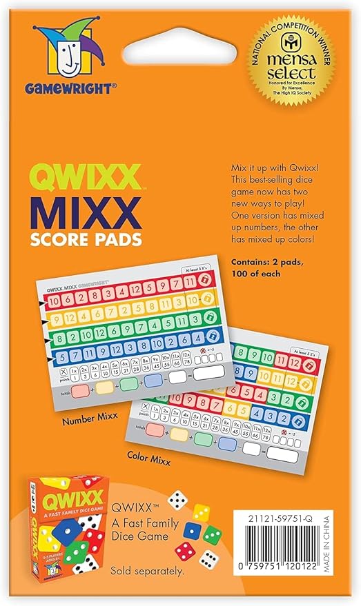 Gamewright Qwixx Mixx - Image 4