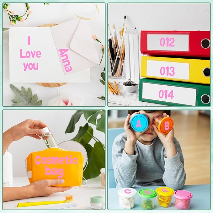 Alphabet Sticker, Self-Adhesive Vinyl Mailbox Numbers & Letters - Image 6